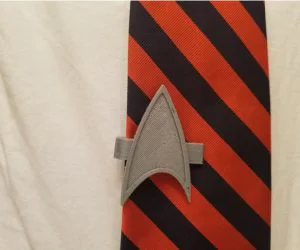 Star Trek”Voyager” Comm Badge Tie Clip 3D Models