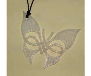 Celtic Butterfly Pendant 3D Models