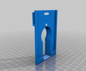 Rsa Token Single Badge Holder With Key Clip 3D Models