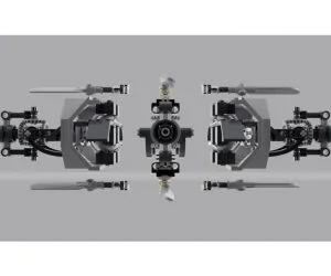 The Mechanical Eagle 11 Concept Design Super Drone 3D Models