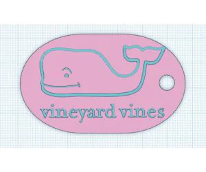 Vineyard Vines Keychain 3D Models