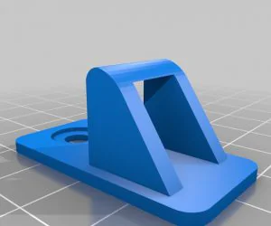 Glasses Holder 5Mm Hole Countersunk Remix From Grew 3D Models