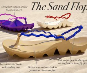 The Sand Flop 3D Models