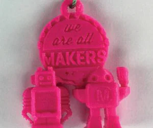 Makers Souvenir Pendant For Maker Faire 3D Models