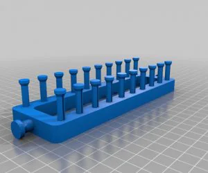 Knitting Loom Rectangular 10Pin 3D Models