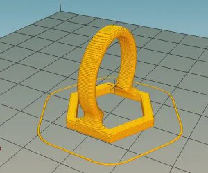 Hexagon Ring 3D Models