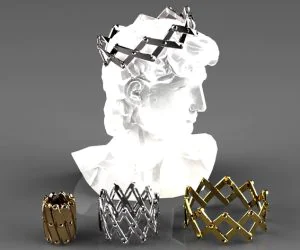 Expandable Bracelet Light Bold 3D Models