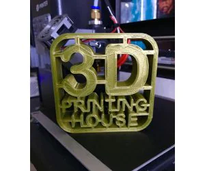 3D Printing House Logo 3D Models