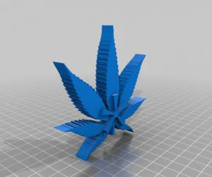 Tokoyo Pot Leaf 3D Models