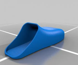 Shoes Myslips Durable Slipon Shoes 3D Printed 3D Models