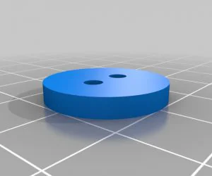 Clothing Button 3D Models