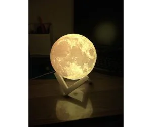 Moon Light With Stand 3D Models