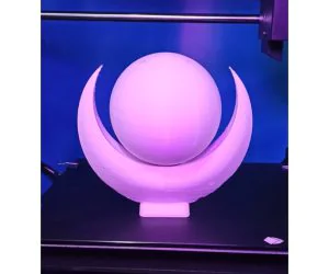 Allatra Simbol Moon And Sun Lamp Version 3D Models
