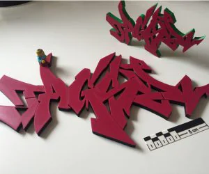 “Tagsy” Graffitti By Causeturk 3D Models