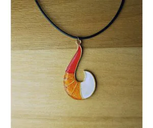Miraculous Volpina Pendant With Resin Infill 3D Models