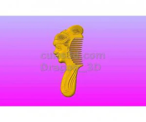 Collection Of Beautiful Combs 3D Models