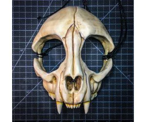 Cat Skull Mask 3D Models