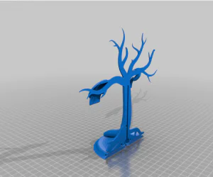 Fossil Q Explorist Hr Gen 4 Tree Watch Stand 3D Models