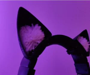 Cat Ears For Headphones 3D Models