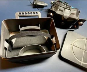 Dji Fpv Goggles Antenna Friendly Travel Case 3D Models