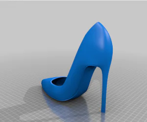 Louboutin So Kate 120Mm High Heel Stiletto 3D Print Optimized 3D Models