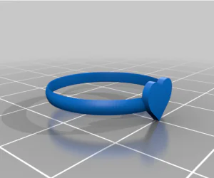 Heart Ring Becuz I Need Someone To Love 3D Models