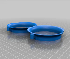 Haargummi Halter Haarspangenspender 3D Models