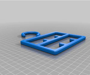 Funky Keytag 3D Models