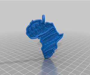 Pendant Afrika 3D Models