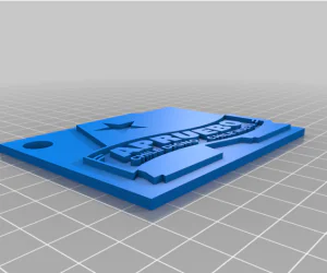 Two Part Snaptogether Badge Holder 3D Models