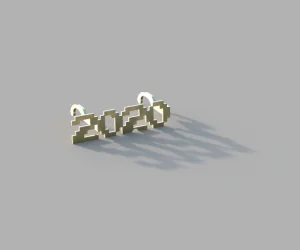 New Years Eve Glasses 2020 3D Models