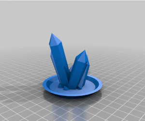 Crystal Ring Holder Dish 3D Models