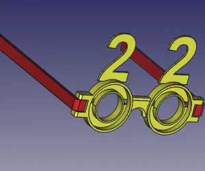 Neopixel Ring 2020 Nerd Goggles 3D Models