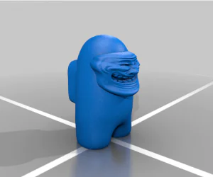 Among Us Trollface 3D Models