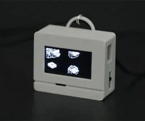 Animated Flying Toaster Oled Jewelry 3D Models