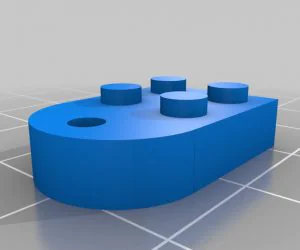 Filamentdurchführung Für Ikea Lack 3D Models