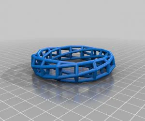 Soft Spiral Open Frame Ringbracelet Thing 3D Models