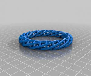 Open Frame Bracelet 3D Models