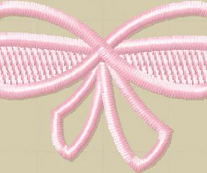 Free Standing Lace Ribbon Embroidery 3D Models