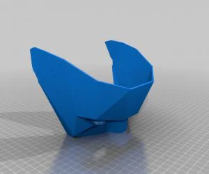 Smaller Printable Low Poly Mask 3D Models