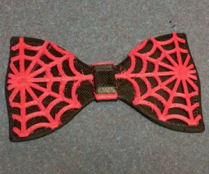 Spider Web Bowtie 3D Models