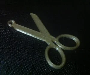 Scissors Pendant 3D Models