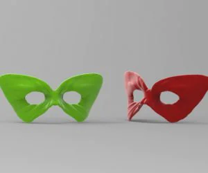 Masquerade Butterfly Mask 3D Models