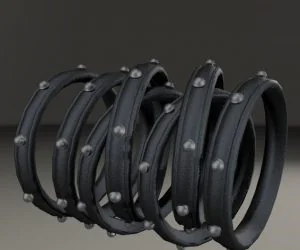 Mjs Black Widow Bracelet 3D Models