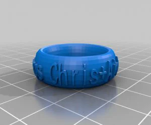 My Customized Text Ringbraceletcrown Thing 3D Models