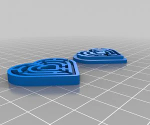 My Customized Heart To Heart Maze Generator 3D Models