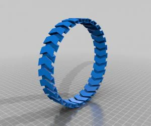 My Customized Flexible Name Bracelet V2 3D Models