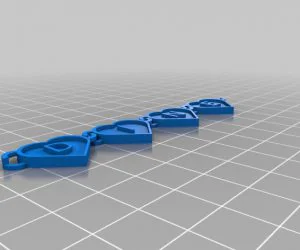 My Customized Text Ringbraceletcrown Thing 3D Models