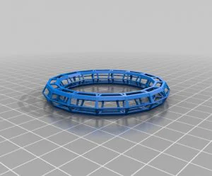 Logo Imperial 40K Bracelets 3D Models
