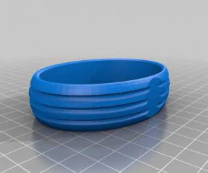 He3D Triple Extruder 3In1Out 3 Color Bracelet 3D Models